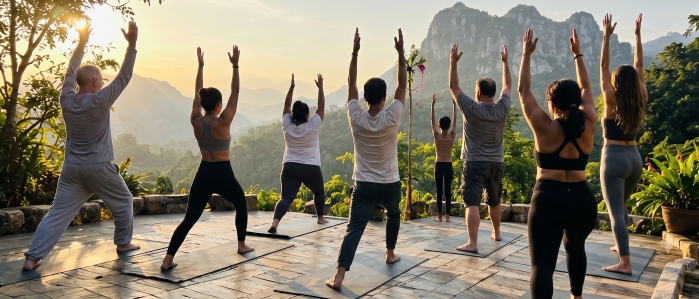 Matin – Yoga et méditation au Mexique